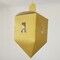 3D Giant Gold Dreidel Decoration, 16" x 7" (1 Pack) – Paper Hanukkah Hanging Decor for Classroom & Party